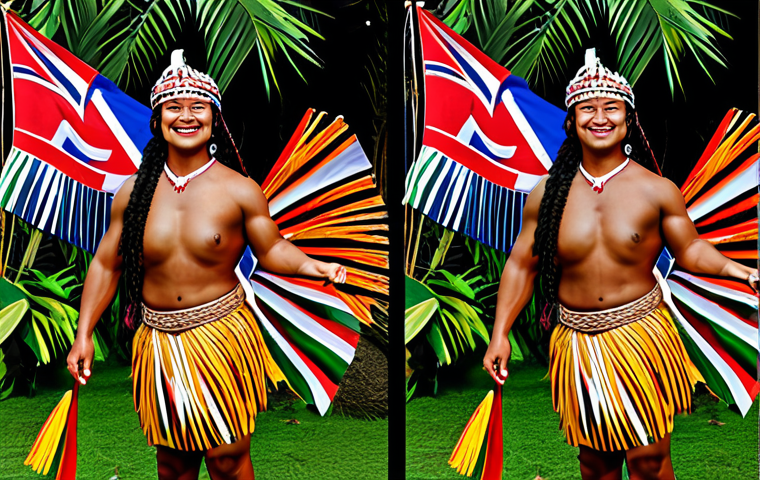 Here are two image prompts for Stable Diffusion XL, designed to generate professional and safe images based on your description of Samoan festivals: