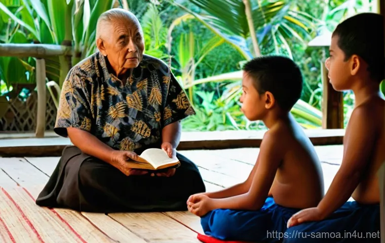 사모아에서 유명한 종교 행사 - **Samoan Community Celebration with Traditional Elements:** Capture a bustling and festive Samoan vi...