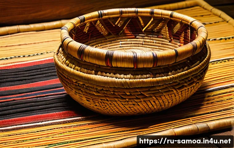 사모아의 전통 바구니 짜기 체험 관련 이미지 2
